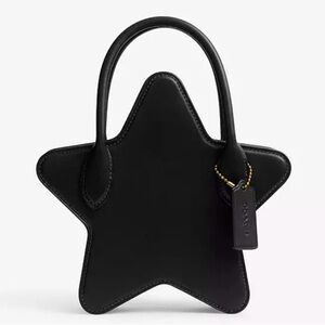 New Coach Star Bag In Regenerative Leather Top Handles